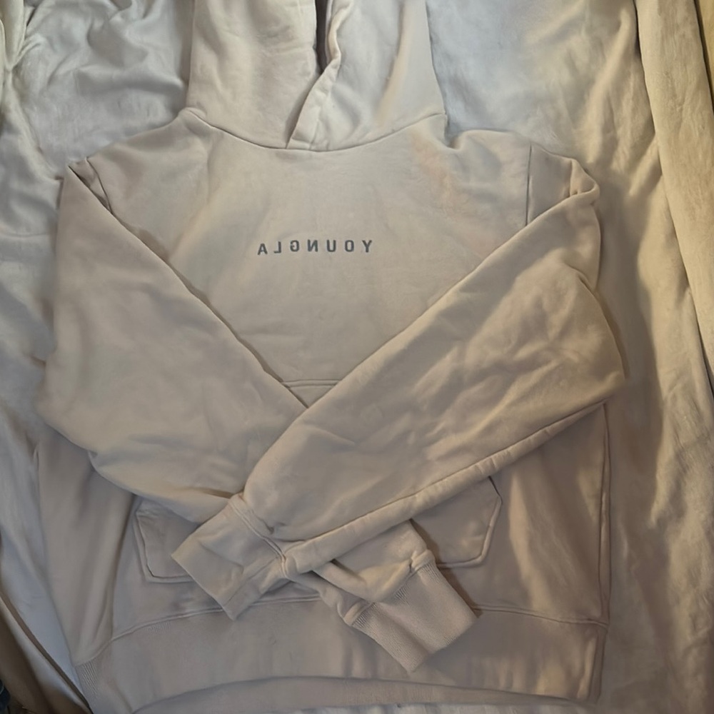YOUNGLA Cream Hoodie
